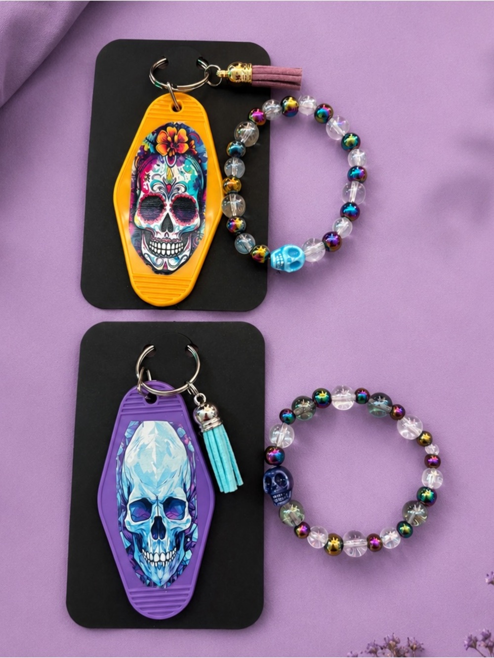 Handcrafted keychain and bracelet bundle sets collabed w/ allys_closet82 pick 1